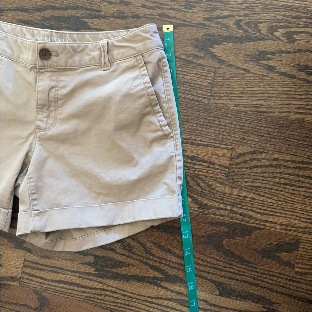 EUC Banana Republic City Chino Shorts Size 0 - Picture 4 of 9